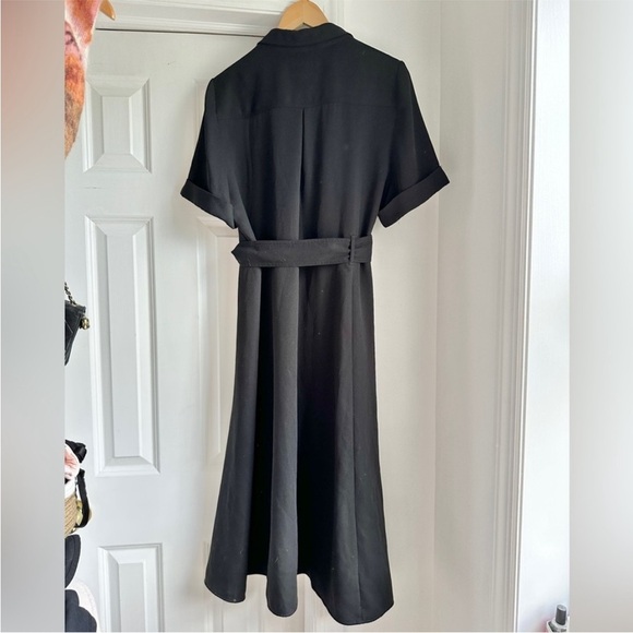 Sezane Jeannette Jeanette Button Down Belted Shirt Dress Size 8 Medium - Picture 8 of 12